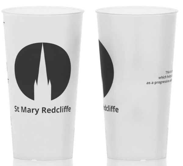 Reusable Plastic Pint Cup (required for consumption of alcohol, refundable)