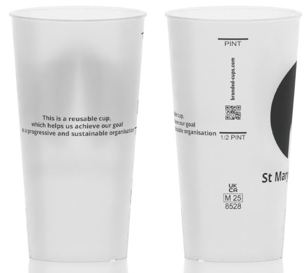 Reusable Plastic Pint Cup (required for consumption of alcohol, refundable) - Image 2